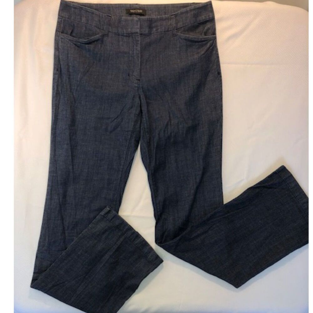 High Rise Flare leg Denim Trousers